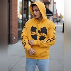 Wu Tang Icon Gold/Yellow Hoodie